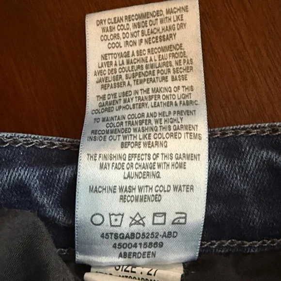 Joes Jeans Dark Blue Skinny Jeans SZ 27 - Picture 9 of 9